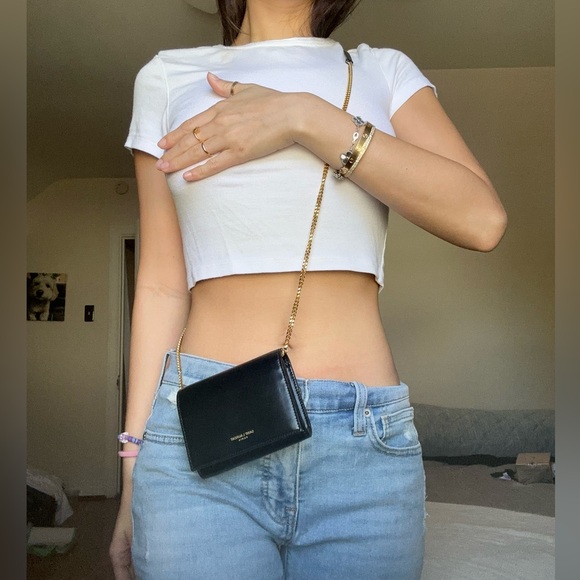 Saint Laurent mini crossbody chain wallet - Picture 8 of 13